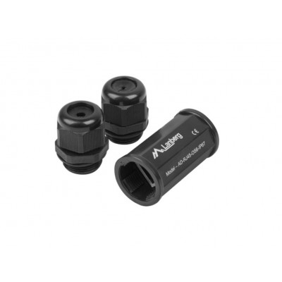 ADAPTADOR LANBERG CAT.6 FTP RJ45 ESTANCO IP67 en Huesoi