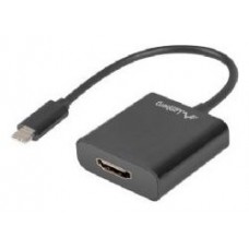 ADAPTADOR USB LANBERG USB-C M 3.1 A HDMI H 15CM DISPLAYPORT ALT MODE NEGRO en Huesoi