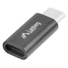 ADAPTADOR LANBERG USB-C(M) 2.0 A LIGHTNING(H) NEGRO en Huesoi