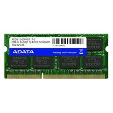 ADATA ADDS1600W4G11-S DDR3L SODIMM 4GB 1600MHz en Huesoi