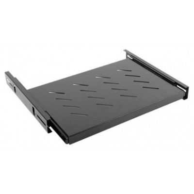 BANDEJA LANBERG DESLIZANTE 1U 465x347MM HASTA 60KG RACK DE 19" NEGRO en Huesoi