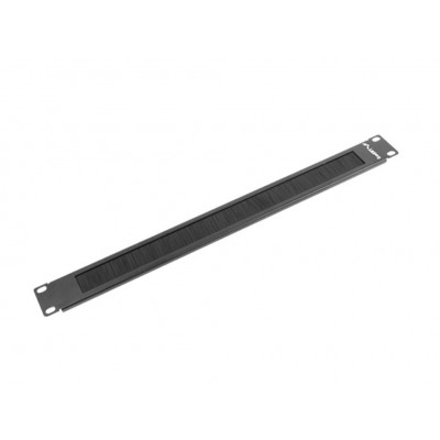 BRUSH PANEL LANBERG 1U NEGRO 19" en Huesoi