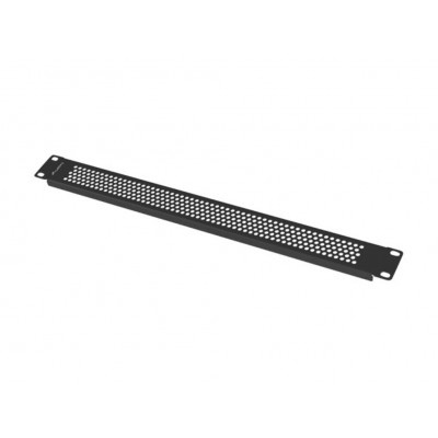 PANEL CIEGO LANBERG 1U 19" PERFORADO NEGRO en Huesoi