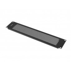 PANEL CIEGO LANBERG 2U 19" PERFORADO NEGRO en Huesoi