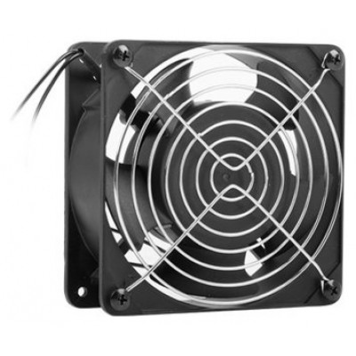 VENTILADOR 120 MM LANBERG PARA RACK 19 230V REJILLA METALICA NEGRO en Huesoi