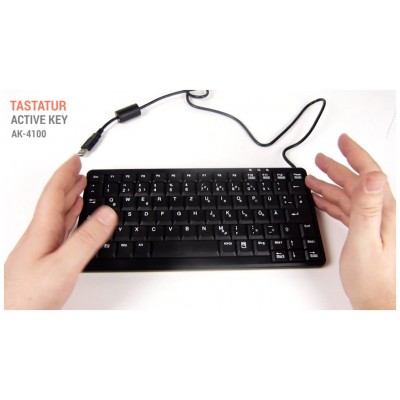 Cherry Active Key Teclado Reducido Negro en Huesoi