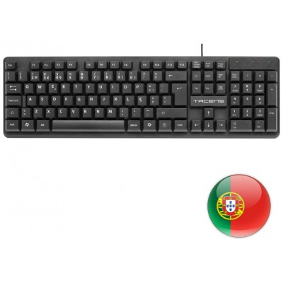 TECLADO TACENS ANIMA AK0 USB COLOR NEGRO EN PORTUGUES en Huesoi