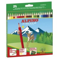 LAPICES DE COLORES ALPINO 24UDS en Huesoi