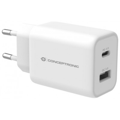 CARGADOR DE PARED QUICK CHARGE 3.0   PD  1PUERTO USB-C en Huesoi