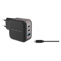 CARGADOR DE PARED CONCEPTRONIC USB-C x2 USB-Ax1 en Huesoi