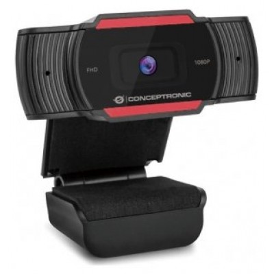 WEBCAM FHD CONCEPTRONIC AMDIS04 1080P USB FOCO FIJO en Huesoi