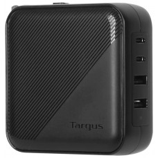 CARGADOR PORTATIL TARGUS 100 W GAN CHARGER - MULTI PORT - WITH TRAVEL ADAPTERS en Huesoi