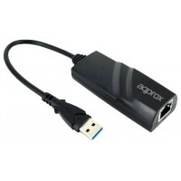 ADAPTADOR DE RD RJ45 GIGA A USB 3.0 APPROX APPC07Gv3 en Huesoi
