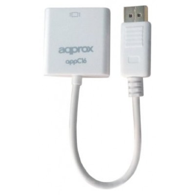 ADAPTADOR DISPLAYPORT A HDMI APPROX APPC16 1920x1200 en Huesoi