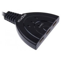ADAPTADOR SWITCH HDMI 3 PUERTOS 1080P 4K APPROX en Huesoi ADAPTADOR SWITCH HDMI 3 PUERTOS 1080P 4K APPROX en Huesoi
