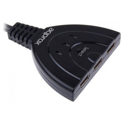 ADAPTADOR SWITCH HDMI 3 PUERTOS 1080P 4K APPROX en Huesoi