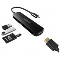 DOCKING USB-C APPROX APPC45 A 2XUSB 3.0 5Gbps 1XHDMI en Huesoi