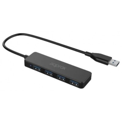 HUB USB 3.0 ADAPTADOR 4 PUERTOS USB APPROX APPC49 en Huesoi