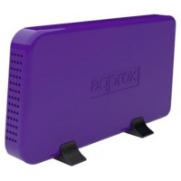 CAJA EXTERNA USB 3.5"" SATA MORADO APPROX (Espera 4 dias) en Huesoi