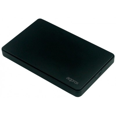 CAJA EXTERNA USB 2.5"" SATA 3.0 SCREWLESS NEGRO APPROX (Espera 4 dias) en Huesoi