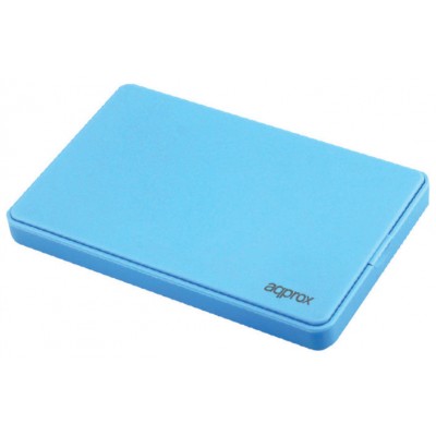 CAJA EXTERNA USB 2.5"" SATA USB 3.0 SCREWLESS AZUL CLARO APPROX (Espera 4 dias) en Huesoi