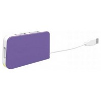 HUB 4 PUERTOS USB TRAVEL MORADO APPROX (Espera 4 dias) en Huesoi