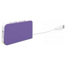 HUB USB 2.0 APPROX APPHT4P A 4xUSB-A 2.0 COLOR MORADO en Huesoi