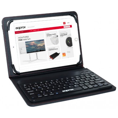 approx APPIPCK06V2  Funda 9.7"-10.1"+Teclado BT en Huesoi