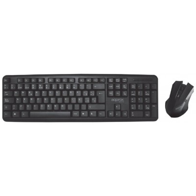 COMBO TECLADO/RATON APPROX MK230 NEGRO (Espera 4 dias) en Huesoi