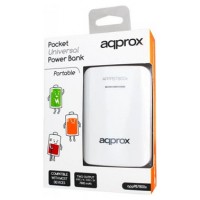 APPROX Power Bank Universal 7800 mAh (Blanco) en Huesoi