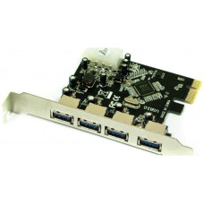 CONTROLADORA PCIE  4 PUERTOS USB 3.0 APPROX APPPCIE4P en Huesoi