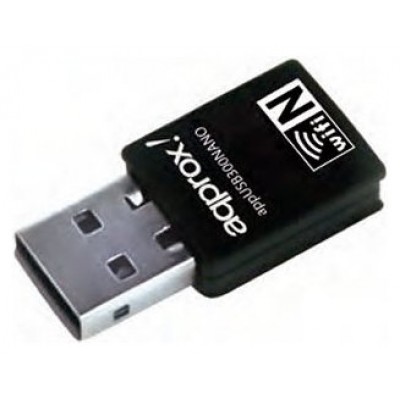 USB WIFI APPROX 300MB NANO APPUSB300NAv3 FORMATO MINI en Huesoi