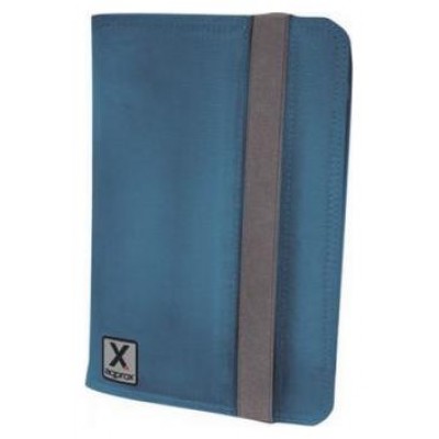 FUNDA UNIVERSAL TABLET 7"" NYLON AZUL + SOPORTE APPROX (Espera 4 dias) en Huesoi