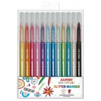 ESTUCHE 12 GLITTER MARKER COLOR EXPERIENCE ALPINO AR001084 (Espera 4 dias) en Huesoi