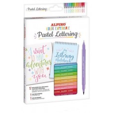 ESTUCHE 12 ROTULADORES PASTEL LETTERING KIT ALPINO AR001093 (Espera 4 dias) en Huesoi