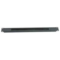 2LAN Panel Pasacables de Cepillo 19" 1U Metal en Huesoi