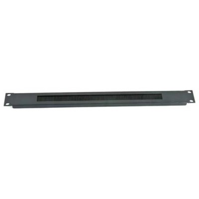 2LAN Panel Pasacables de Cepillo 19" 1U Metal en Huesoi