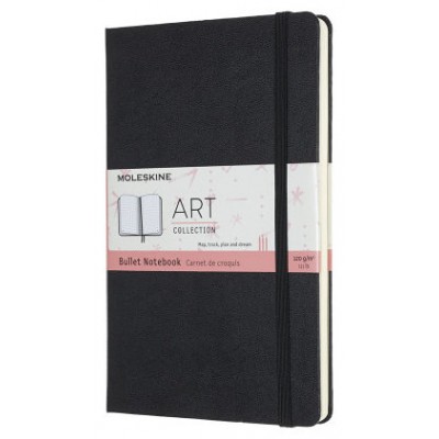 LIBRETA DE ARTE BULLET L (13X21CM) NEGRA MOLESKINE ARTBULNT3 (Espera 4 dias) en Huesoi