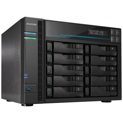 NAS ASUSTOR TOWER 10 BAY QUAD-CORE 8GB DDR4 10 GBE X 2 2.5 GBE X 2 USB 3.2 en Huesoi