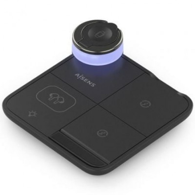 Aisens Cargador Inal&aacute;mbrico USBC 15W 4 en 1 Negro en Huesoi