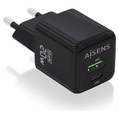 CARGADOR AISENS ASCH-20W2P011-BK en Huesoi
