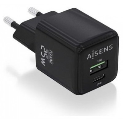 CARGADOR AISENS ASCH-25W2P015-BK en Huesoi