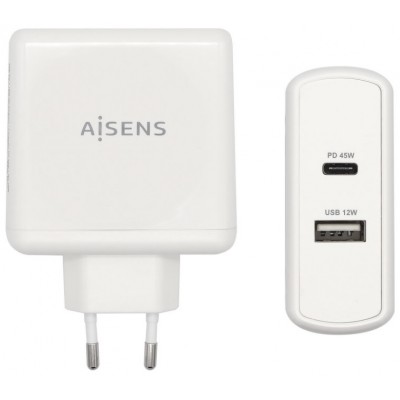 CARGADOR AISENS ASCH-2PD45A-W en Huesoi