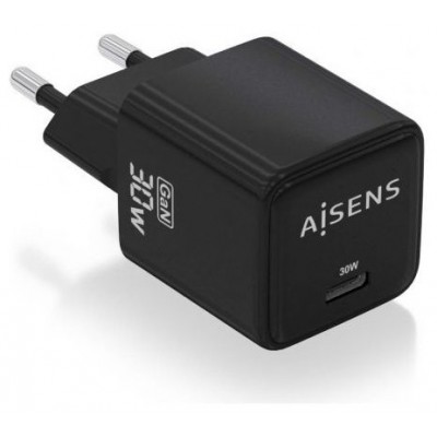 CARGADOR AISENS ASCH-30W1P036-BK en Huesoi