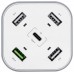AISENS - CARGADOR 48W 5 PUERTOS 3xUSB-A 1xUSB-C 1xUSB QC3.0,para cargar moviles, camaras y tablets B en Huesoi