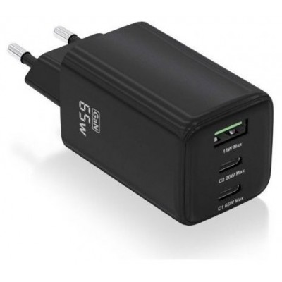 CARGADOR AISENS ASCH-65W3P042-BK en Huesoi