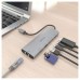 AISENS - USB-C DOCK 7 EN 1, USB-C A 1xHDMI, 1xRJ45, 1xUSB-A 10G, 2xUSB-C 10G, 1xSD, 1xMICRO SD, GRIS, 20CM en Huesoi AISENS - USB-C DOCK 7 EN 1, USB-C A 1xHDMI, 1xRJ45, 1xUSB-A 10G, 2xUSB-C 10G, 1xSD, 1xMICRO SD, GRIS, 20CM en Huesoi