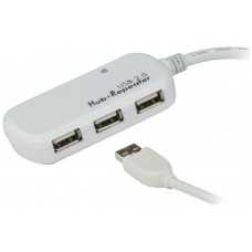 ATEN Cable extensor USB 2.0 de 12 m con hub de cuatro puertos (soporta conexión en cadena hasta 60 m) (Espera 4 dias) en Huesoi