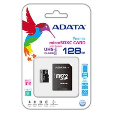 ADATA MicroSDHC 128GB UHS-I CLASS10 c/adapt en Huesoi