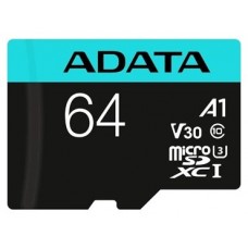 ADATA microSDXC/SDHC UHS-I U3 64GB c/adapt en Huesoi